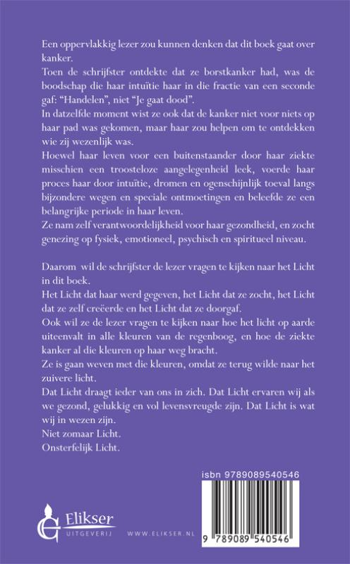 Regenbogen en sterrenlicht achterkant