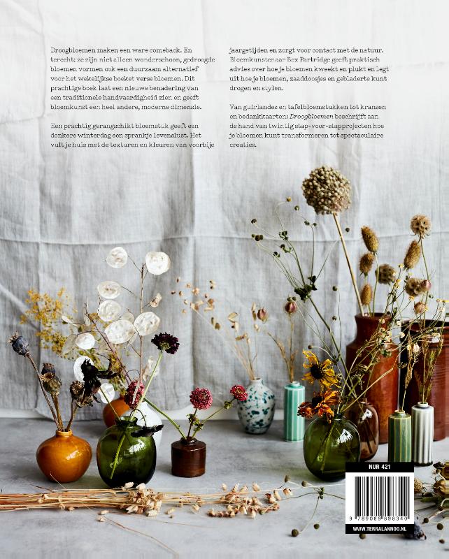 Droogbloemen achterkant