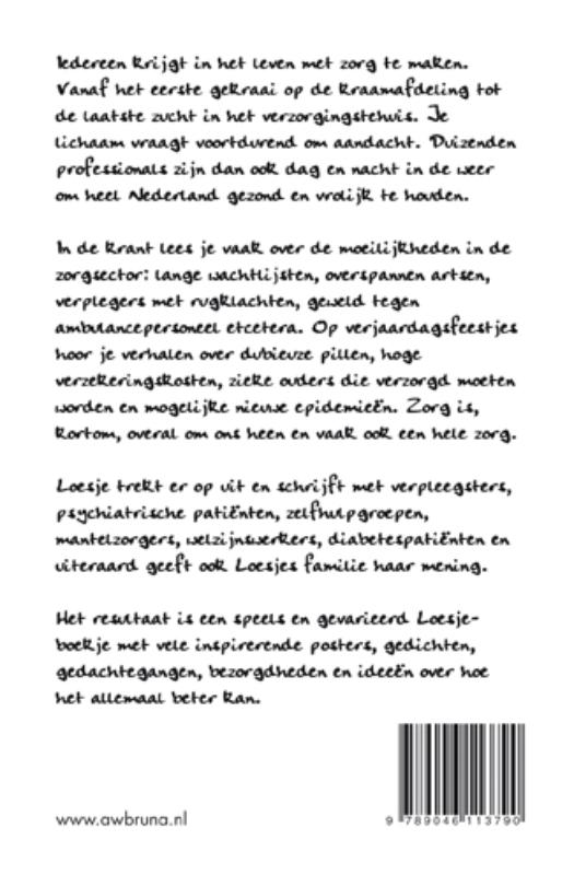 Zorgen moet je doen, niet maken achterkant