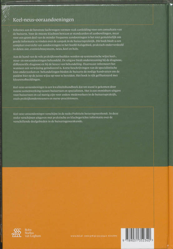 Keel-neus-oor-aandoeningen / Praktische huisartsgeneeskunde achterkant