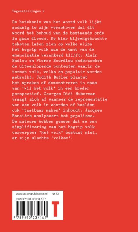 Tegenstellingen 2 -   Wat is een volk? achterkant