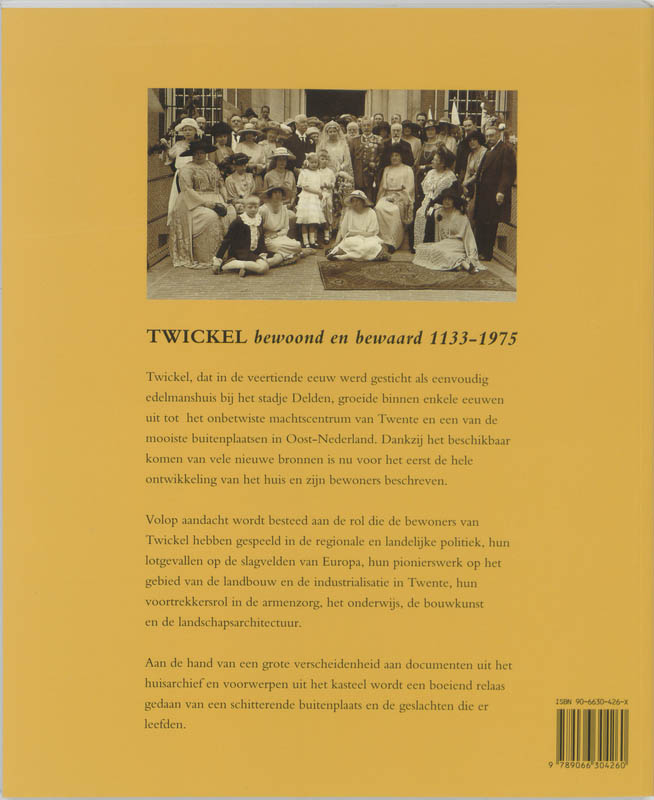 Twickel Bewoond En Bewaard achterkant