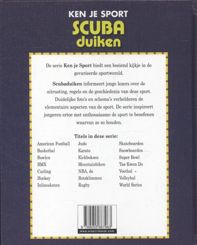Scuba / Ken je sport achterkant