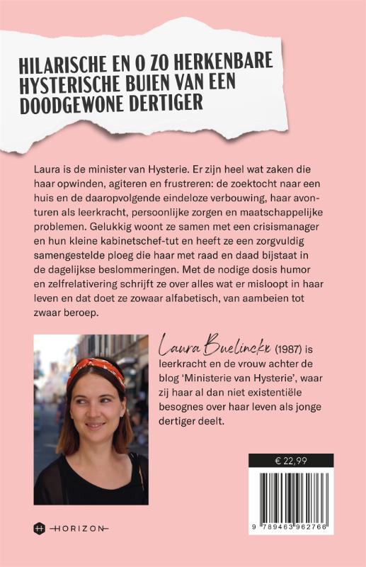 Ministerie van Hysterie achterkant