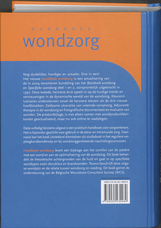 Handboek Wondzorg achterkant