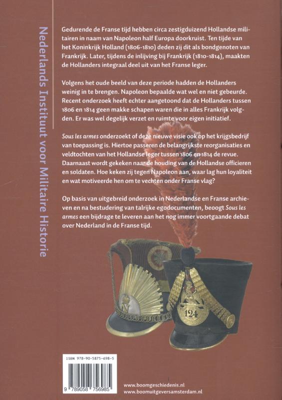 Sous les armes achterkant