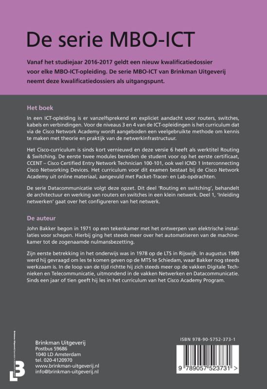 Datacommunicatie 2 -   Routing en switching, de essentie achterkant