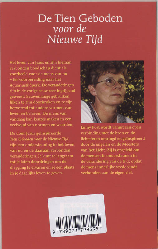 De Tien Geboden Voor De Nieuwe Tijd achterkant