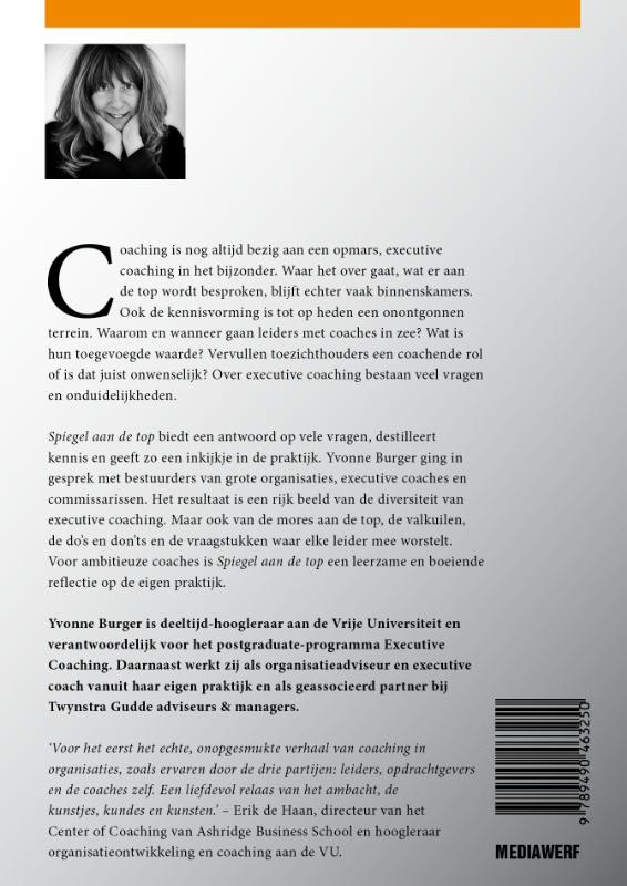 Spiegel aan de top achterkant