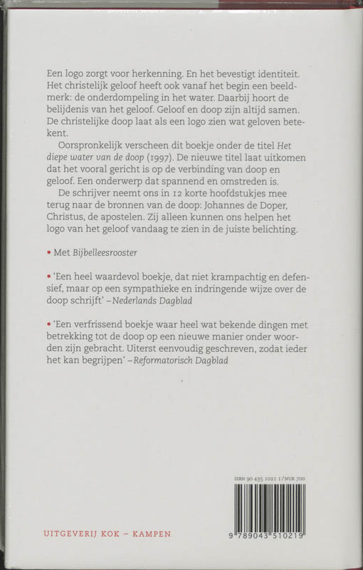 Het Logo Van Het Geloof achterkant