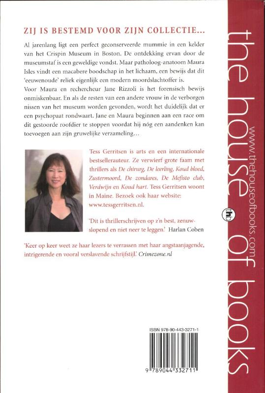 Het aandenken achterkant