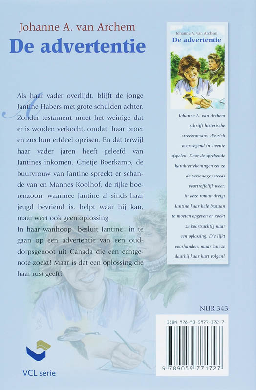 De Advertentie achterkant