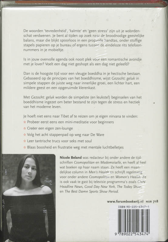 Gezocht Geluk achterkant