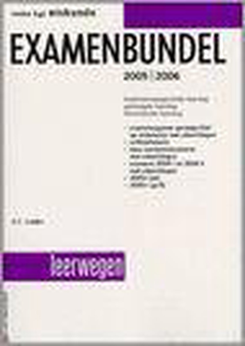 Examenbundel vmbo kgt