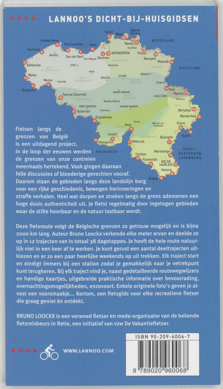 Fietsen Langs De Grenzen Van Belgie achterkant