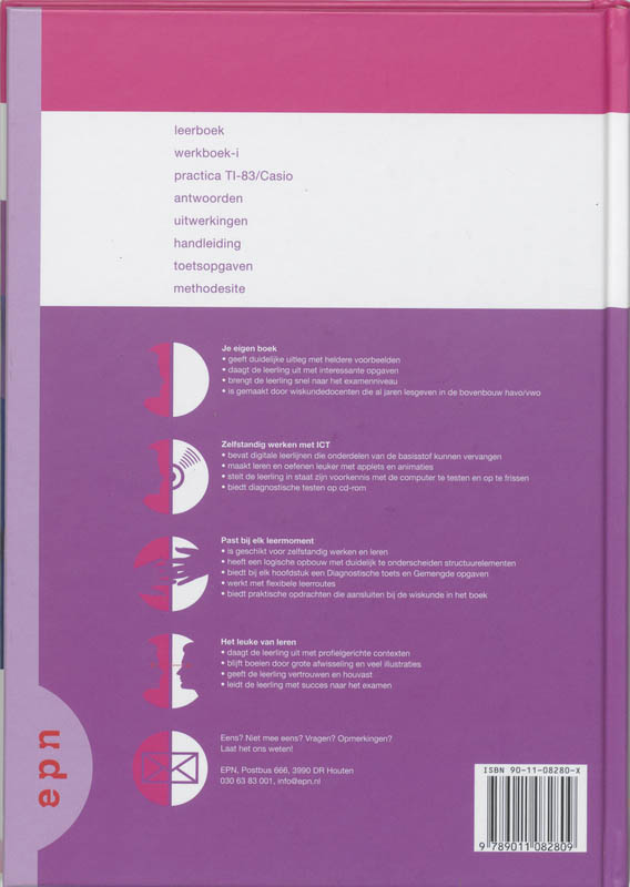 Getal en ruimte / Vwo B 3 / deel Leerboek achterkant