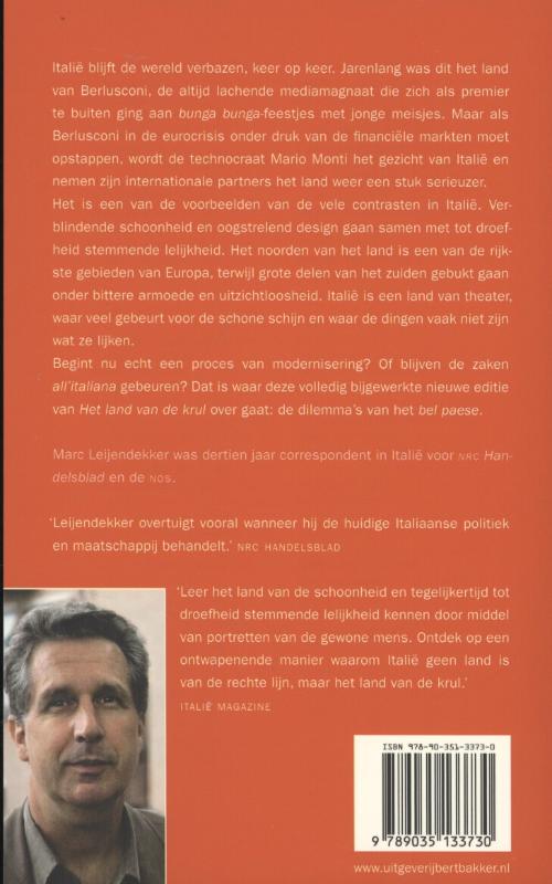 Het land van de krul achterkant