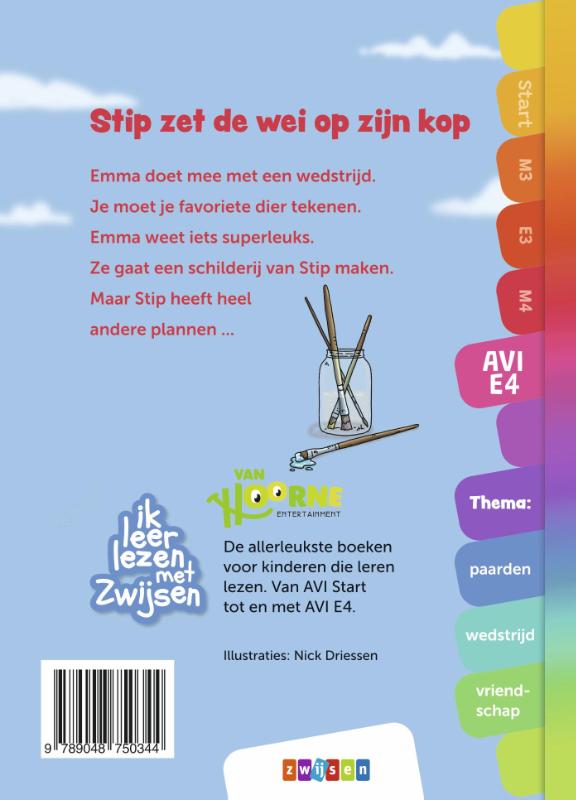Stip zet de wei op zijn kop / Ik leer lezen met Zwijsen achterkant