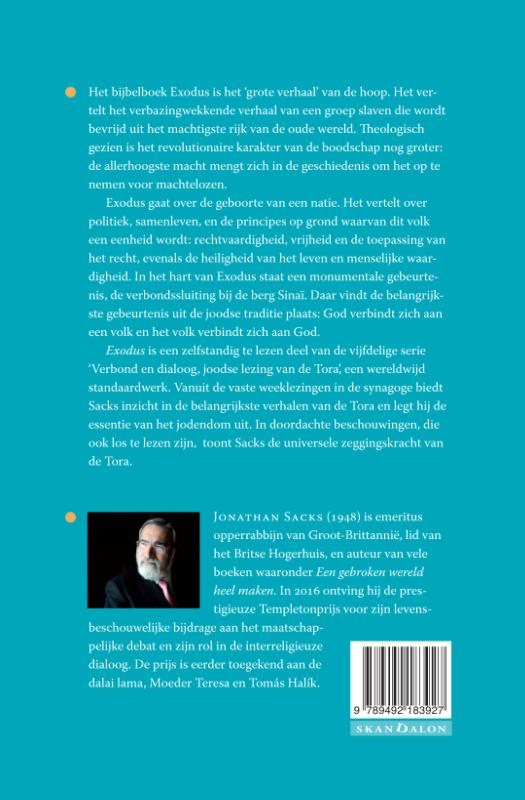 Exodus, boek van de bevrijding achterkant