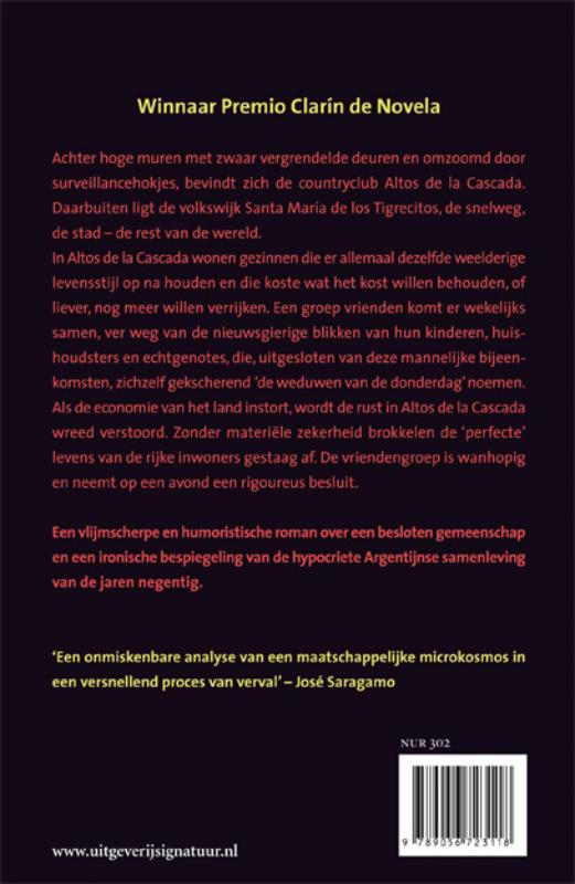 De Weduwen Van De Donderdag achterkant