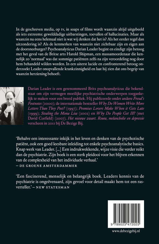 Wat is waanzin? achterkant