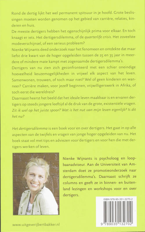 Het Dertigers Dilemma achterkant