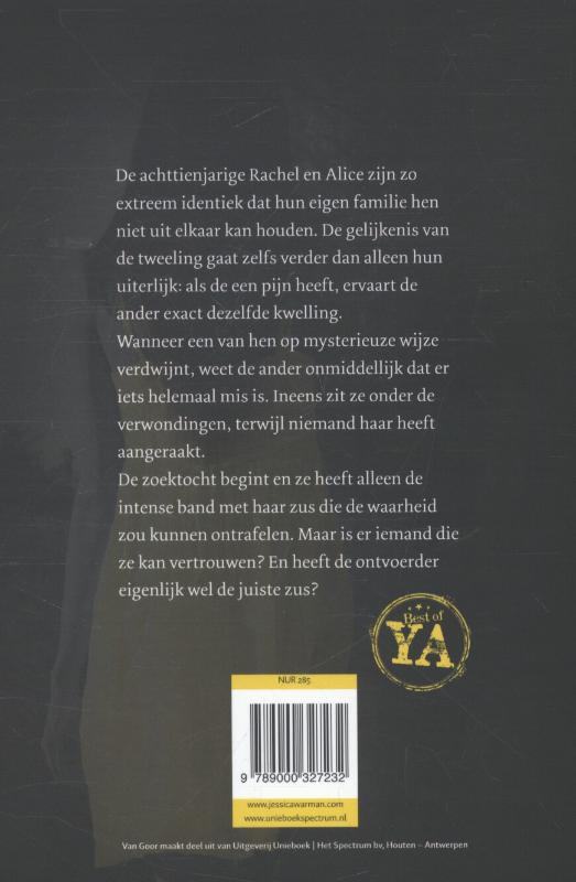 Duister spel achterkant