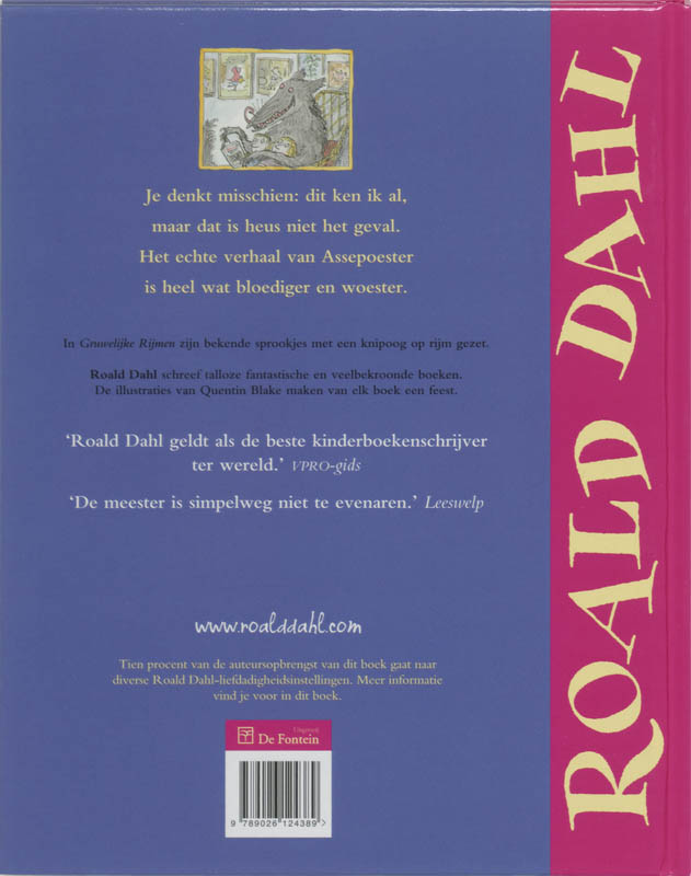 Gruwelijke Rijmen achterkant