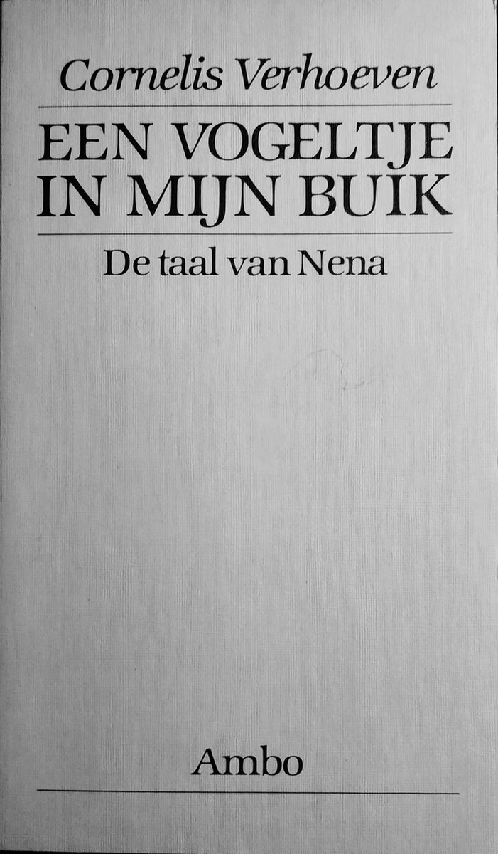 Een vogeltje in mijn buik