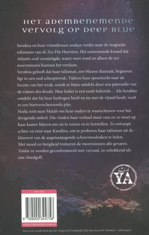 De blauwe diamant / Waterfire saga / 2 achterkant