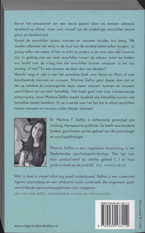 Verschil mag er zijn achterkant