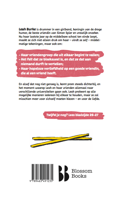 De eigenzinnigheden van Leah Burke achterkant