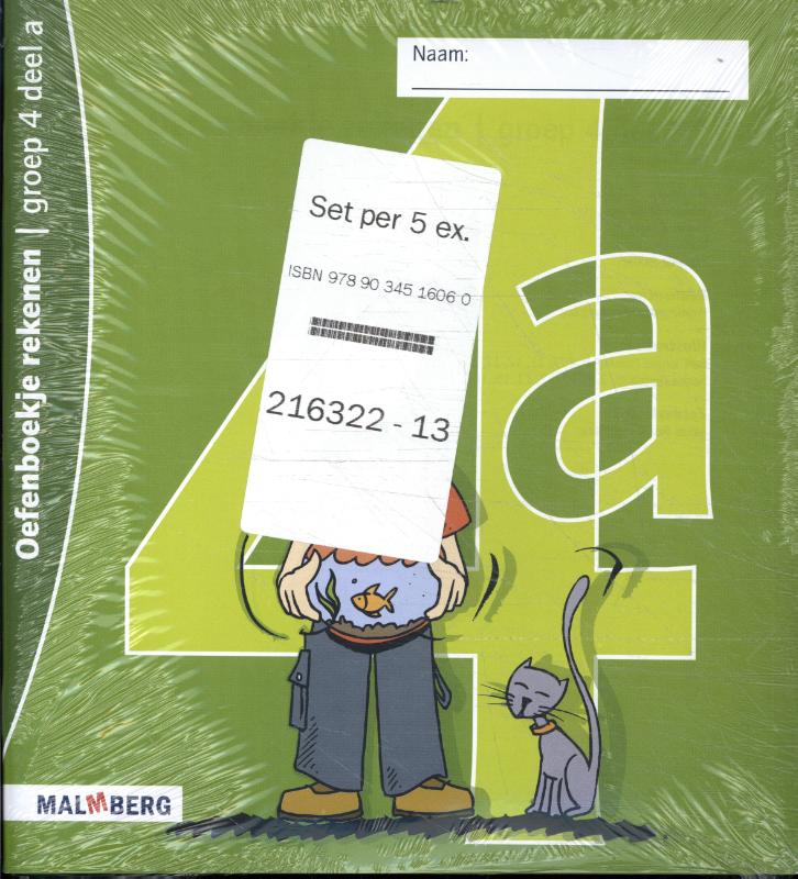Rekenen 5 ex Groep 4 a Oefenboek