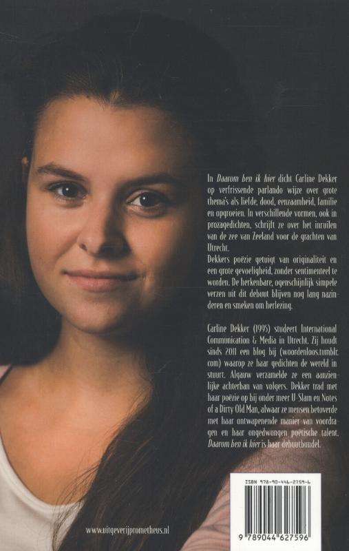 Daarom ben ik hier achterkant