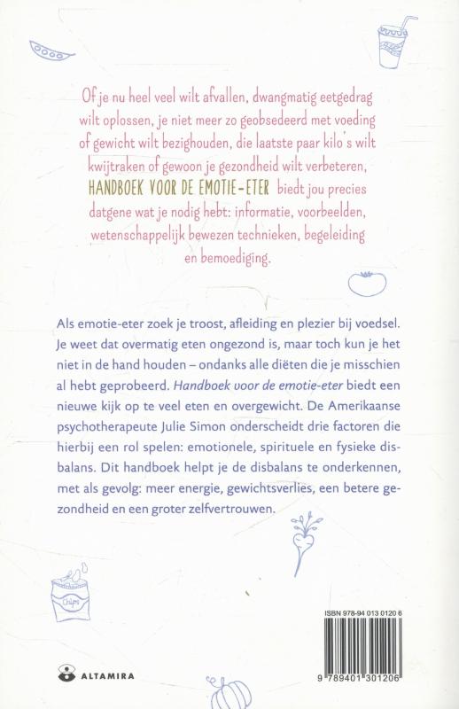 Handboek voor de emotie-eter achterkant