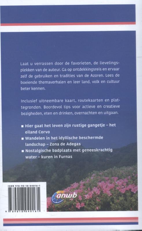 Azoren / ANWB ontdek achterkant
