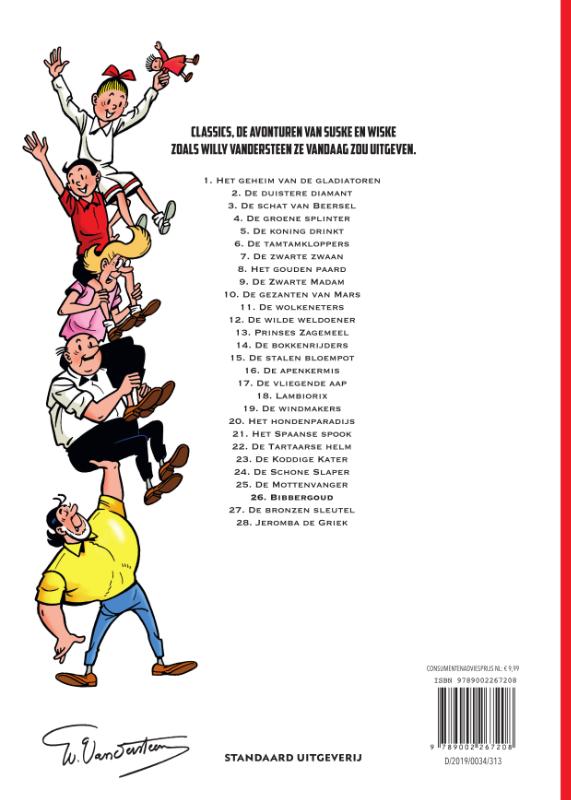 Bibbergoud / Suske en Wiske Classics / 26 achterkant