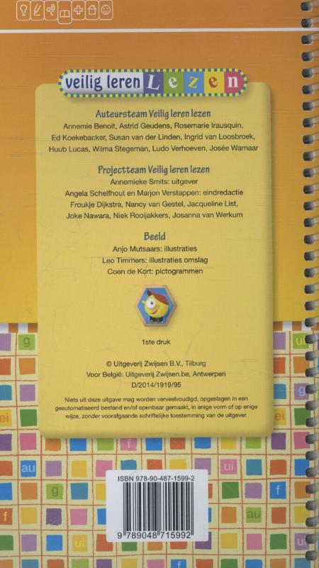 Veilig leren lezen 6 Veilig gespeld achterkant