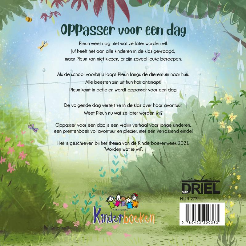 Oppasser voor een dag achterkant