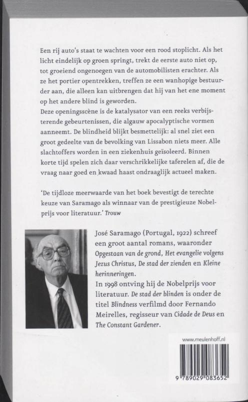 De Stad Der Blinden achterkant