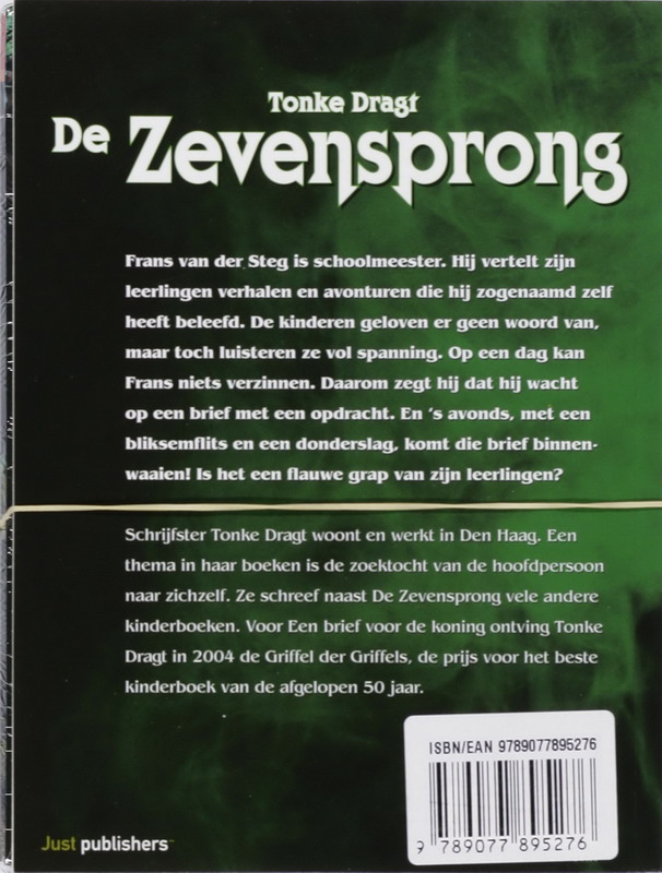 De zevensprong + DVD achterkant