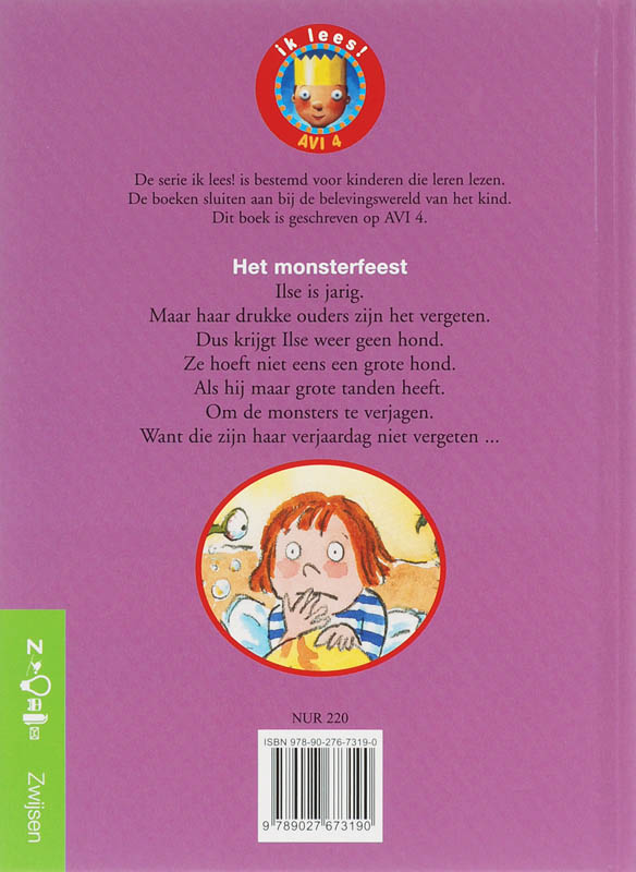 Ik lees Het monsterfeest achterkant