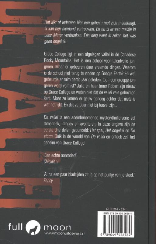 De vallei achterkant