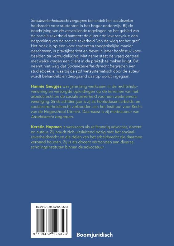 Socialezekerheidsrecht begrepen / Recht begrepen achterkant