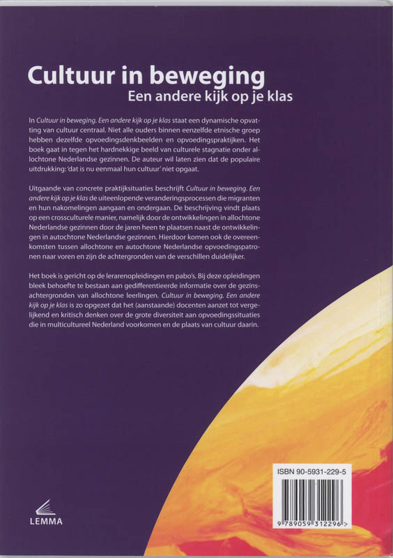 Cultuur In Beweging achterkant