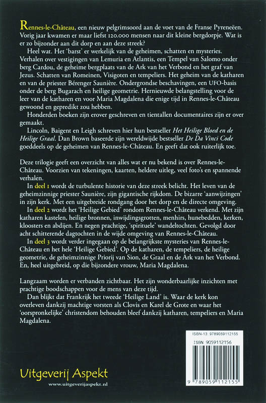 De geheime boodschappen van Rennes-le-chateau 2 achterkant