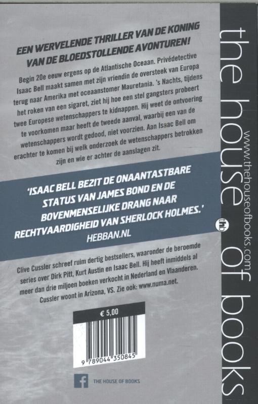 De dief / Isaac Bell-avonturen achterkant