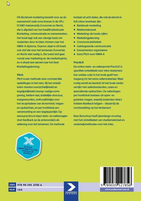 Basisboek marketing achterkant