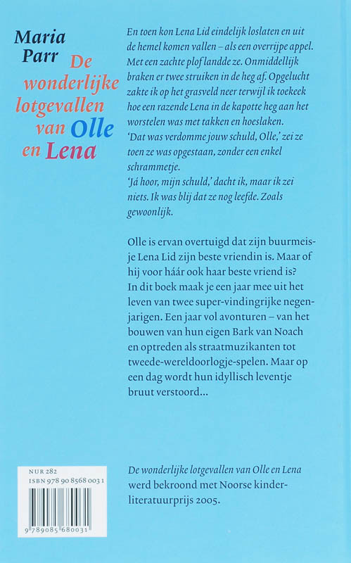 De wonderlijke lotgevallen van Olle en Lena achterkant