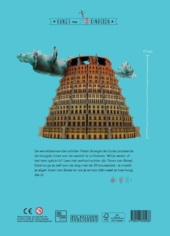 De Toren van Pieter Bruegel / Kunst voor Kinderen achterkant